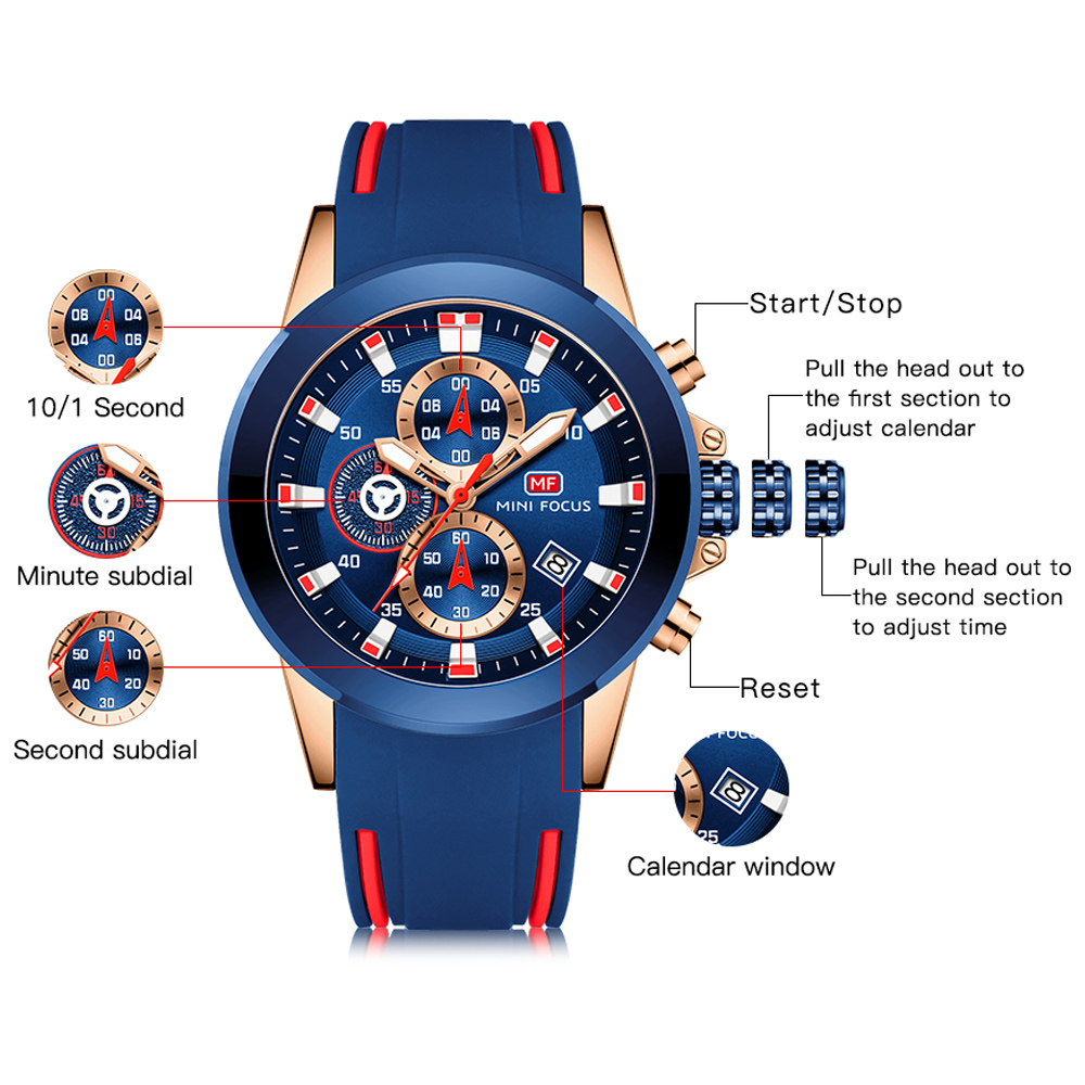 MINI FOCUS Mens Watches Top Lu - Luxury Watch Investment 评论和价格