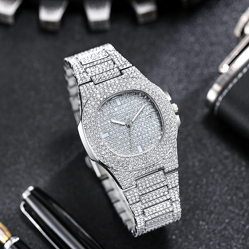 New Fashion Iced Out Watch for - Luxury Watch Iceberg 评论和价格
