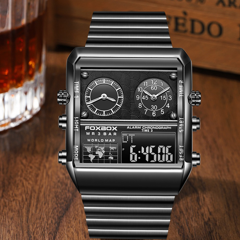 FOXBOX Mens Watches Brand Luxu - Luxury Watch Investment 评论和价格